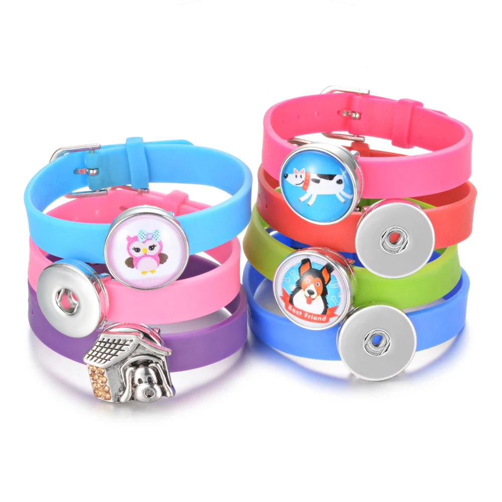Vocheng 9 Candy Colors Silicone Ginger snaps Bracelet Adjustable bracelet fits 18mm Snap Button for Child Women Men Gift NN-713
Vocheng 9 Candy Colors Silicone Ginger snaps Bracelet Adjustable bracelet fits 18mm Snap Button for Child Women Men Gift NN-713