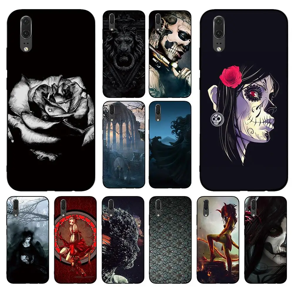 Black fantasy gothic art for Huawei P8 P9 P10 P20 P30 Lite Pro P Smart 2016 2019 TPU Soft Silicone
Black fantasy gothic art for Huawei P8 P9 P10 P20 P30 Lite Pro P Smart 2016 2019 TPU Soft Silicone