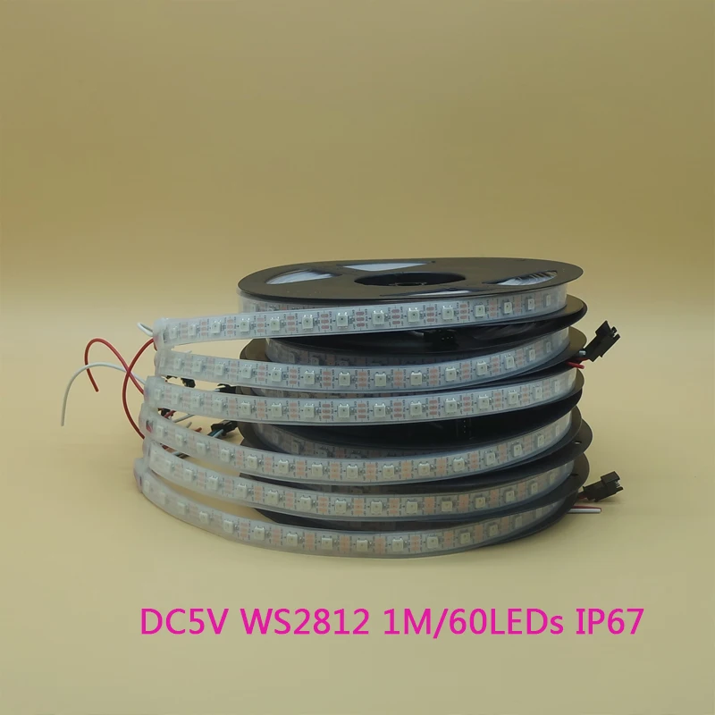 1m/5m WS2812B Smart led pixel strip,Black/White PCB,30/60/144 leds/m WS2812 IC;WS2812B/M 30/60/144 pixels,IP30/IP65/IP67 DC5V
1m/5m WS2812B Smart led pixel strip,Black/White PCB,30/60/144 leds/m WS2812 IC;WS2812B/M 30/60/144 pixels,IP30/IP65/IP67 DC5V