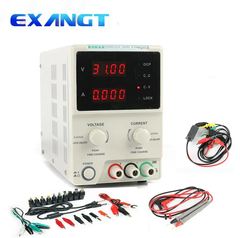 KD3005D High Precision Laboratory Digital Adjustable Linear DC Power Supply 30V 5A 0.01V 0.001A Digital Regulated Lab Grade
KD3005D High Precision Laboratory Digital Adjustable Linear DC Power Supply 30V 5A 0.01V 0.001A Digital Regulated Lab Grade