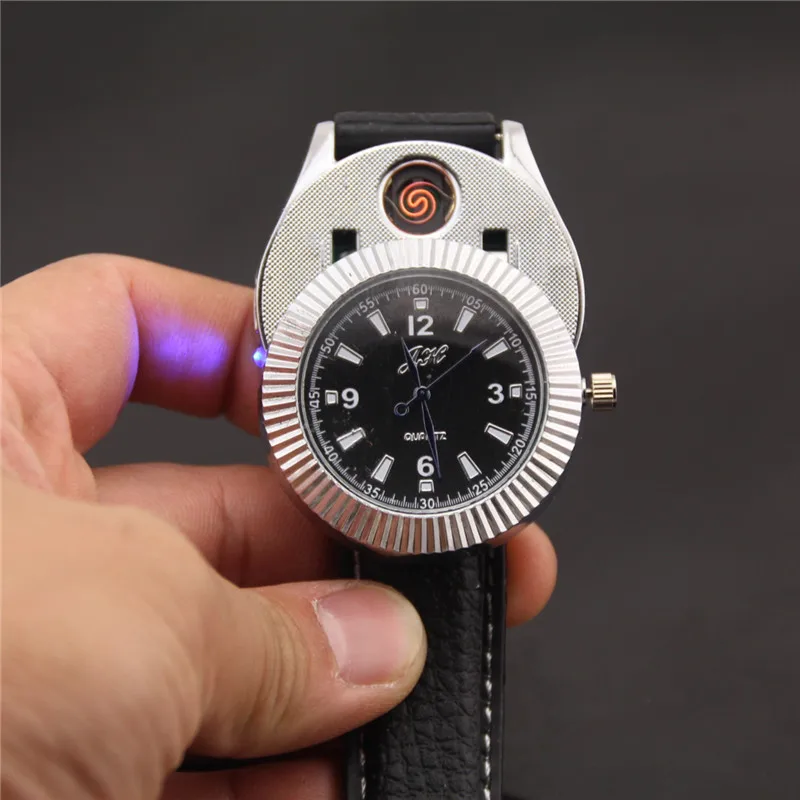 Rechargeable USB Watch Lighter Electronic Cigarette Lighter USB Charge Watches Lighter for Cigarette Cigar
Rechargeable USB Watch Lighter Electronic Cigarette Lighter USB Charge Watches Lighter for Cigarette Cigar