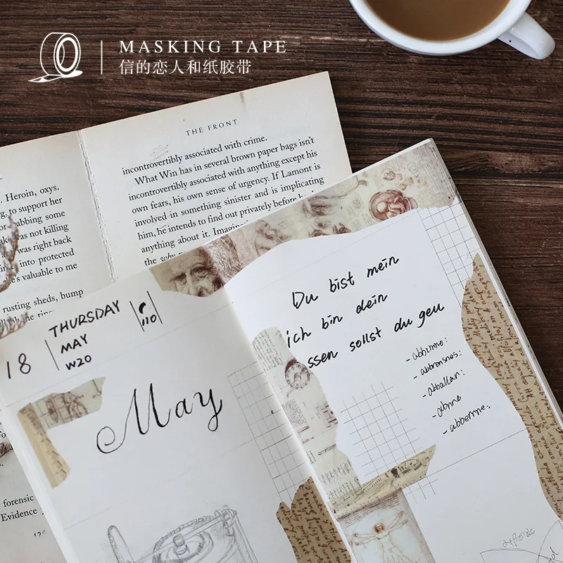 Vintage Chopin Music note Da Vinci manuscript artwork Sketch decoration washi tape DIY planner scrapbooking masking tape escolar
Vintage Chopin Music note Da Vinci manuscript artwork Sketch decoration washi tape DIY planner scrapbooking masking tape escolar