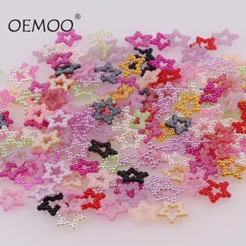 200pcs mix color star pearl Beads ABS Resin Flatback Simulated pearl Beads Jewelry Crafts Decoration ScrapBooking 11*11mm
200pcs mix color star pearl Beads ABS Resin Flatback Simulated pearl Beads Jewelry Crafts Decoration ScrapBooking 11*11mm