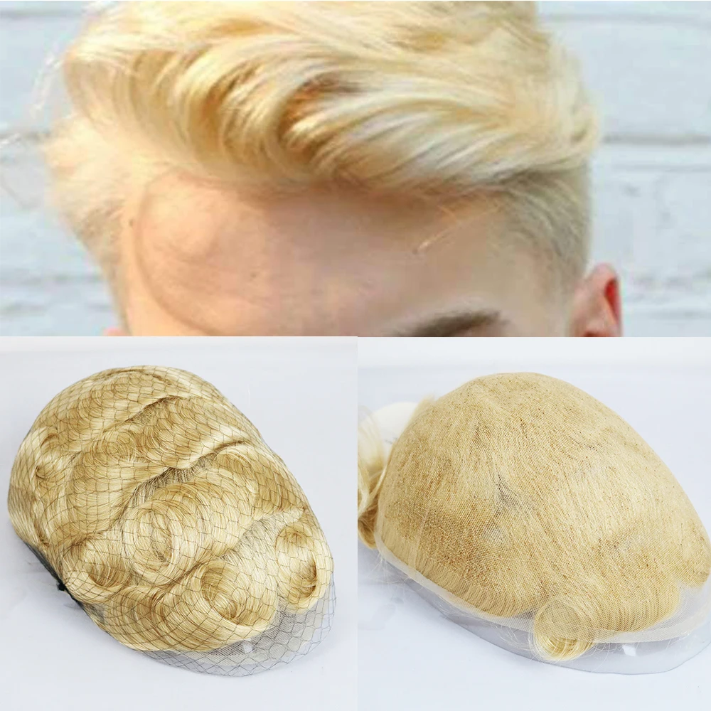 SimBeauty #613 Blonde Full Lace Men Toupee Swiss Lace Men Toupee 8x10 Inch French Lace Men's Wig Wig For Men Durable System
SimBeauty #613 Blonde Full Lace Men Toupee Swiss Lace Men Toupee 8x10 Inch French Lace Men's Wig Wig For Men Durable System