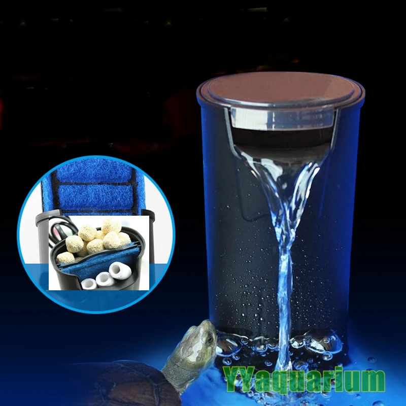 New Aquarium Quiet external Waterfall Hang on Canister Filter media purification Pump for Turtle Reptile Tortoise Frog Shrimp 5W
New Aquarium Quiet external Waterfall Hang on Canister Filter media purification Pump for Turtle Reptile Tortoise Frog Shrimp 5W