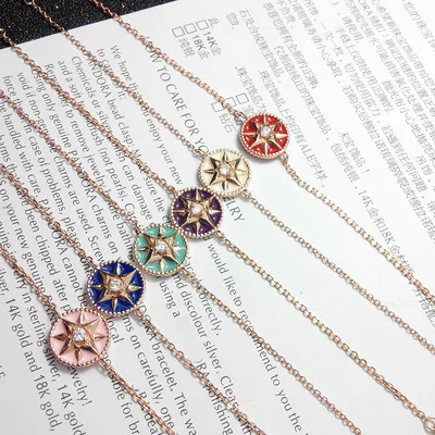 High Quality Hot Exquisite 925 Sterling Silver Shells And Synthetic Stone Star Plate Drilling Necklace 6 Colors
High Quality Hot Exquisite 925 Sterling Silver Shells And Synthetic Stone Star Plate Drilling Necklace 6 Colors