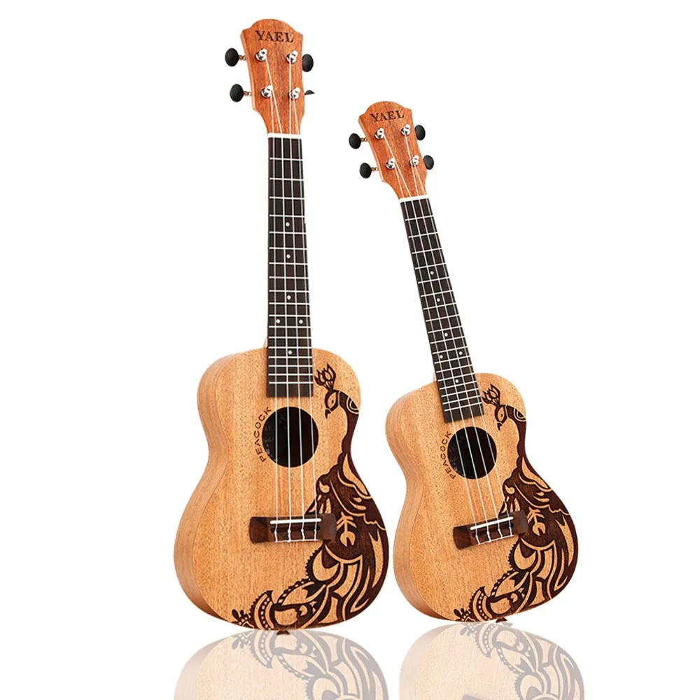 23 inch /21 inch Ukulele Concert 4 Strings Musical Instruments 18 Frets Mahogany Peacock Choose
23 inch /21 inch Ukulele Concert 4 Strings Musical Instruments 18 Frets Mahogany Peacock Choose