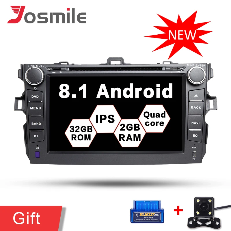 8 Inch 2 Din Car Stereo Android 8.0 Car DVD GPS Player For Toyota Corolla 2007 2008 2009 2010 2011 DAB+ OBD2 Wifi SWC Multimedia
8 Inch 2 Din Car Stereo Android 8.0 Car DVD GPS Player For Toyota Corolla 2007 2008 2009 2010 2011 DAB+ OBD2 Wifi SWC Multimedia