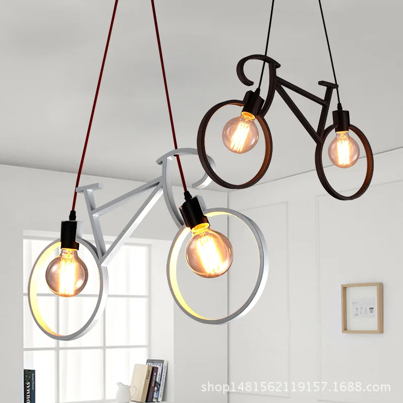 and contracted bicycles droplight Dining-room sitting room bedroom study cafe, wrought iron double head lamp
and contracted bicycles droplight Dining-room sitting room bedroom study cafe, wrought iron double head lamp