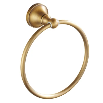 Antique Brushed Bathroom Towel Holder Round base European Copper Thickening Wall Mounted Towel ring for Bathroom Accessories
Antique Brushed Bathroom Towel Holder Round base European Copper Thickening Wall Mounted Towel ring for Bathroom Accessories