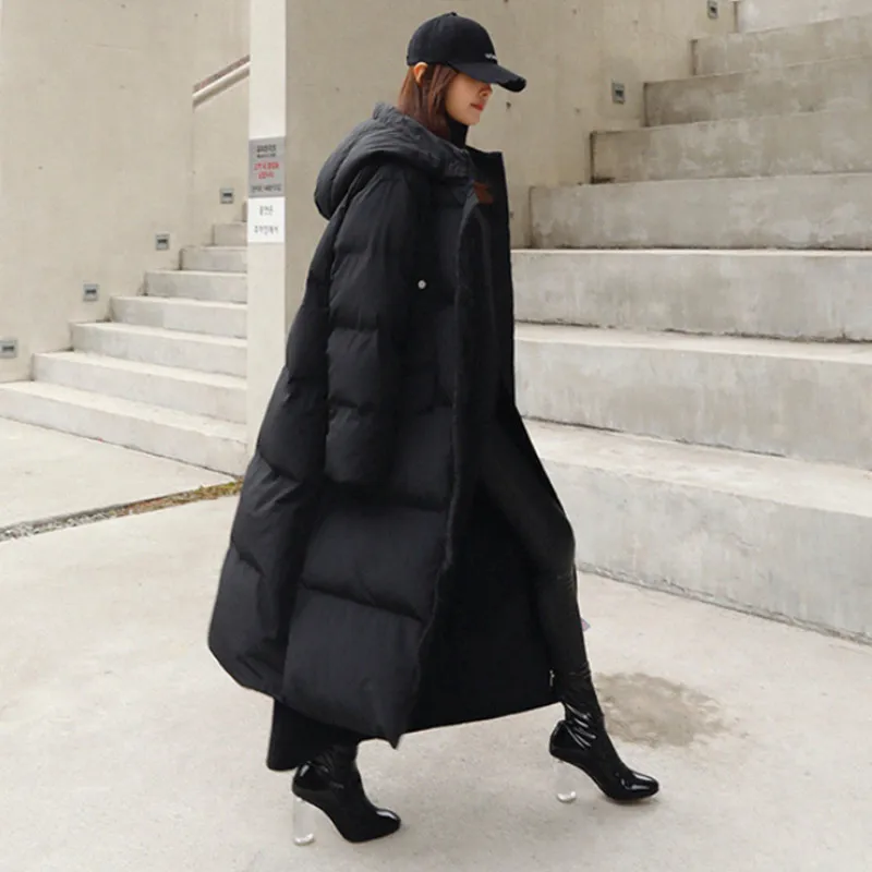 LANMREM 2019 Winter New Casual Fashion Temperament Women Loose Plus Solid Color Hooded Knee Down Jacket TC602
LANMREM 2019 Winter New Casual Fashion Temperament Women Loose Plus Solid Color Hooded Knee Down Jacket TC602