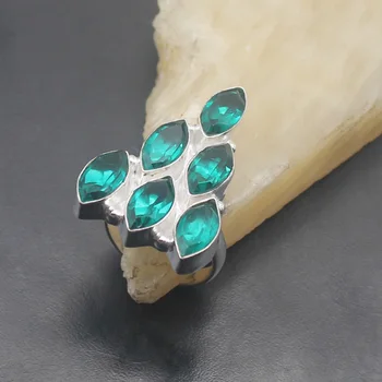 Amazing Natural Shiny GreenTopaz 925 Sterling Silver Color Fashion Jewelry Band Ring Size 8 TF705
Amazing Natural Shiny GreenTopaz 925 Sterling Silver Color Fashion Jewelry Band Ring Size 8 TF705