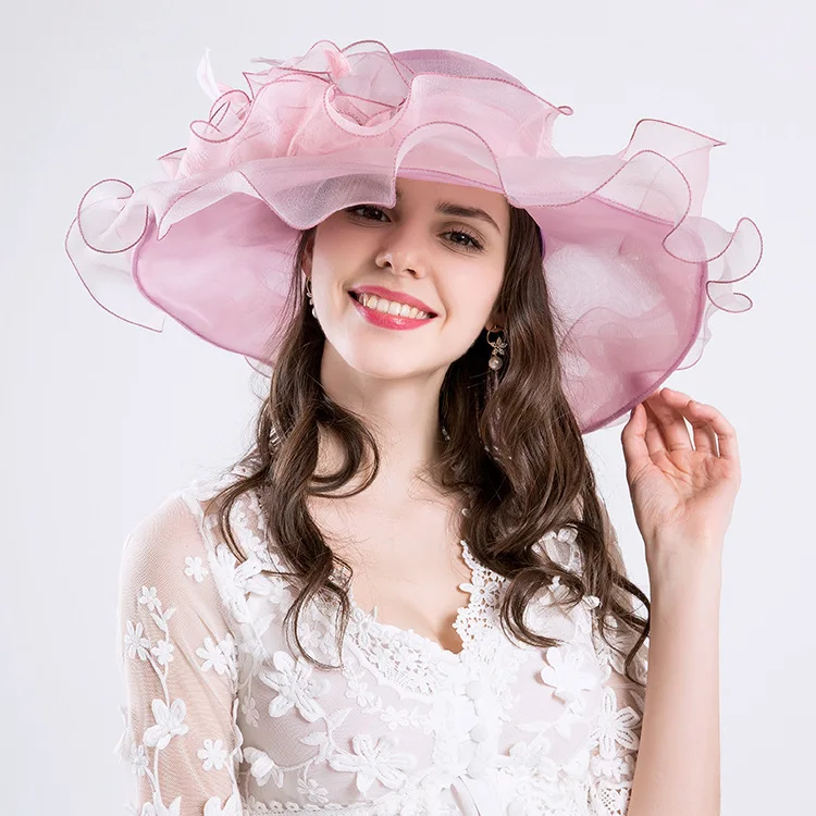 Elegant Fashion Women's Church Hats For Women Flower Hat Summer Gorras Sun Hat Wedding Kentucky Derby Wide Brim Sea Beach
Elegant Fashion Women's Church Hats For Women Flower Hat Summer Gorras Sun Hat Wedding Kentucky Derby Wide Brim Sea Beach