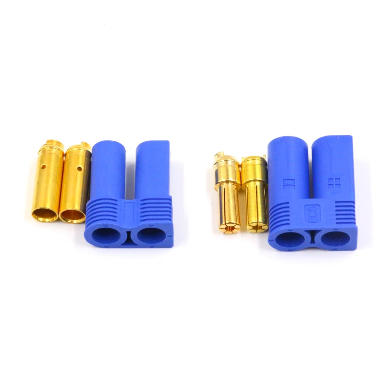 FATJAY 1pair/2pcs EC5 Connector Anti-Spark Male Female Connector for Battery, ESC and Charger Lead
FATJAY 1pair/2pcs EC5 Connector Anti-Spark Male Female Connector for Battery, ESC and Charger Lead