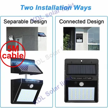 30 led 500lm solar light split mount pIR motion 3 senser Solar Panel Lamp Garden L I 5M cable street wall lamp for deck garage
30 led 500lm solar light split mount pIR motion 3 senser Solar Panel Lamp Garden L I 5M cable street wall lamp for deck garage