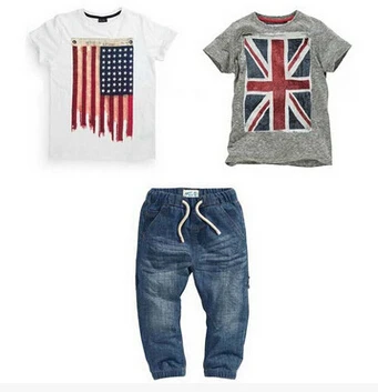 Retail Children Summer Clothes Set Kids Boys Clothing Sets Short Sleeve 2pcs T shirt+Jeans 3pcs Set drop shipping
Retail Children Summer Clothes Set Kids Boys Clothing Sets Short Sleeve 2pcs T shirt+Jeans 3pcs Set drop shipping