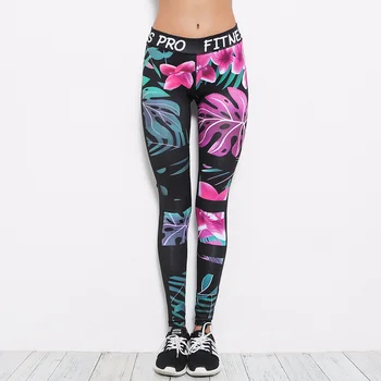 2019 Women High Waist High Elastic Printed Flower Leaves Leggings Pro Fitness Running Tight Pants Close Skin Slim Compression
2019 Women High Waist High Elastic Printed Flower Leaves Leggings Pro Fitness Running Tight Pants Close Skin Slim Compression