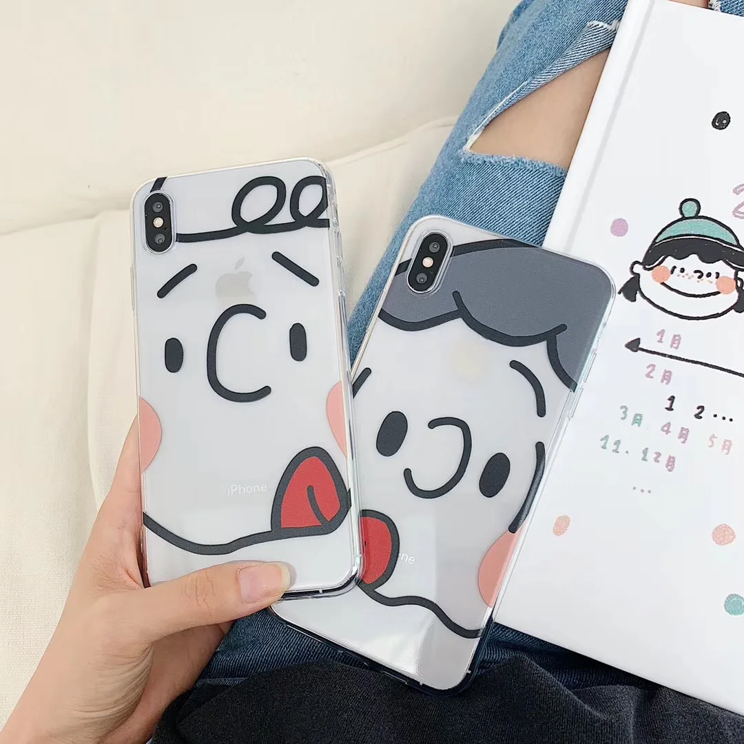 Cute cartoon classic Charlie Brown Lucy phone case For iphone Xs MAX XR X 6 6s 7 8 plus transparent couple soft TPU back Cover
Cute cartoon classic Charlie Brown Lucy phone case For iphone Xs MAX XR X 6 6s 7 8 plus transparent couple soft TPU back Cover