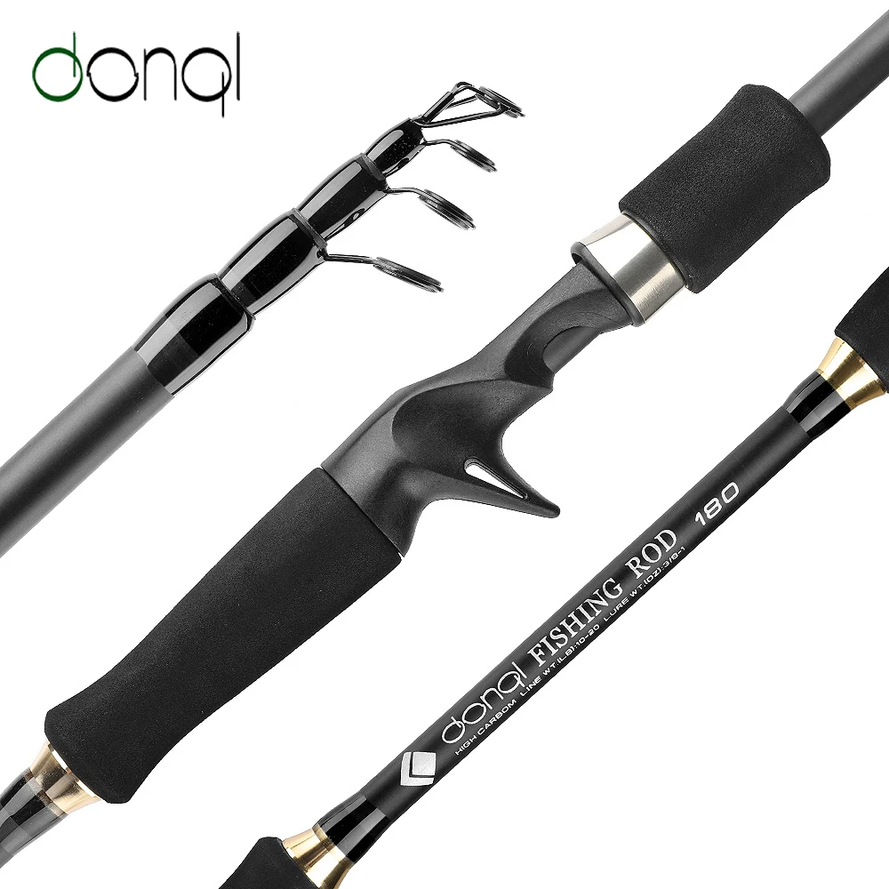 DONQL Carbon Fiber Telescopic Casting Fishing Rod 1.8M-3.0M Carp Feeder Rod Travel Surf Spinning Fishing Rod Equipment
DONQL Carbon Fiber Telescopic Casting Fishing Rod 1.8M-3.0M Carp Feeder Rod Travel Surf Spinning Fishing Rod Equipment