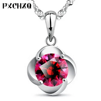 New high-grade crystal pendant necklace pendant silver jewelry fireworks glamor beautiful fashion woman
New high-grade crystal pendant necklace pendant silver jewelry fireworks glamor beautiful fashion woman
