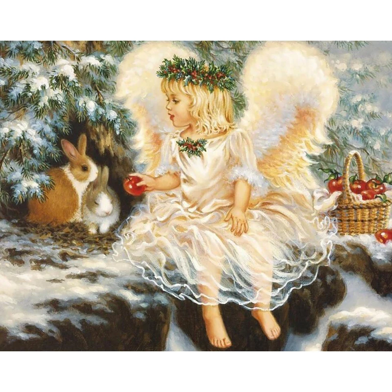 YIKEE Baby Angel of Diamond Embroidery Full Square Rhinestones Cross Stitch DIY Diamonds Mosaic Hobby Home Decoration y1935
YIKEE Baby Angel of Diamond Embroidery Full Square Rhinestones Cross Stitch DIY Diamonds Mosaic Hobby Home Decoration y1935