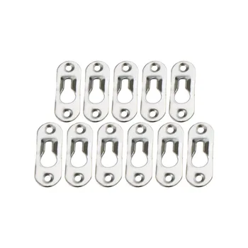 10/20Pcs 44mm x 16mm Tone Metal Keyhole Picture Hanger Fasteners For Picture Photo Frame Furnniture Silver
10/20Pcs 44mm x 16mm Tone Metal Keyhole Picture Hanger Fasteners For Picture Photo Frame Furnniture Silver