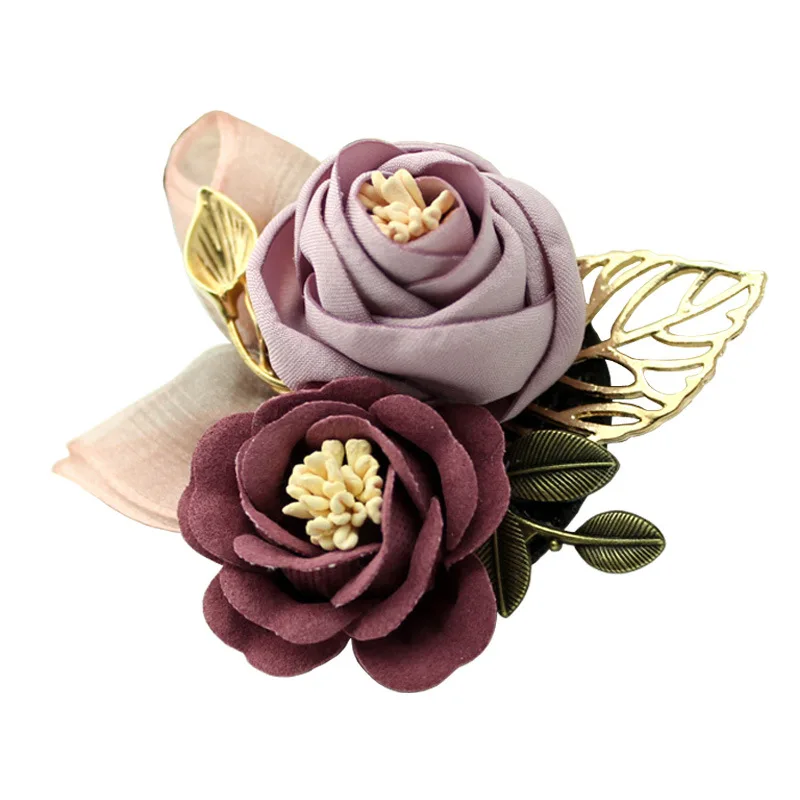 Korean Cloth Art Fabric Beautiful Flower Leaves Brooch Corsage Lapel Pins and Brooches for Women Dress Shirt Collar Accessories
Korean Cloth Art Fabric Beautiful Flower Leaves Brooch Corsage Lapel Pins and Brooches for Women Dress Shirt Collar Accessories