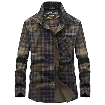 Long Sleeve Plaid Shirt Men Casual Shirt New Brand Spring Autumn Turn Down Collar Cotton Shirts Camisa Social Masculina Clothes
Long Sleeve Plaid Shirt Men Casual Shirt New Brand Spring Autumn Turn Down Collar Cotton Shirts Camisa Social Masculina Clothes