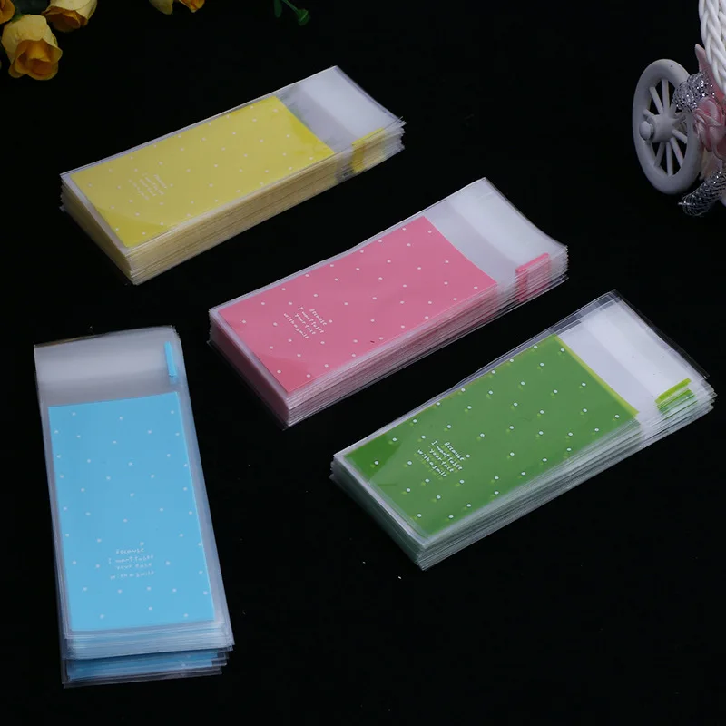 50/100Pcs/Pack 5*10+3cm Candy Cookie Color Plastic Bags Wrapper Self Adhesive Gift Bag Wedding Party Favors Lipstick Packaging
50/100Pcs/Pack 5*10+3cm Candy Cookie Color Plastic Bags Wrapper Self Adhesive Gift Bag Wedding Party Favors Lipstick Packaging