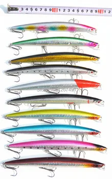 10 pcs/lot long shot Sea fishing lures 18cm/26g floating minnow hard baits
10 pcs/lot long shot Sea fishing lures 18cm/26g floating minnow hard baits
