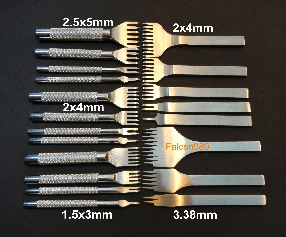 20pc Leather Craft Diamond Sewing Stitching Pro-line Lacing Chisel Punch Tool Kit Set Carving Stamping Knife Cutter Edger Crease
20pc Leather Craft Diamond Sewing Stitching Pro-line Lacing Chisel Punch Tool Kit Set Carving Stamping Knife Cutter Edger Crease