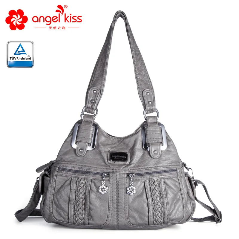 Fashion Luxury Women Washed PU Leather Handbags 3 Sling Hobos Shoulder Bag Multi Pocket Ladies Large Capacity Designer Bags
Fashion Luxury Women Washed PU Leather Handbags 3 Sling Hobos Shoulder Bag Multi Pocket Ladies Large Capacity Designer Bags