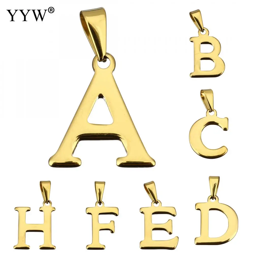 Wholesale Stainless Steel Letter Alphabet Pendants A-Z 26 Initials Pendant For Women Men Gold Color Jewelry Gift 2019 Hot Sale
Wholesale Stainless Steel Letter Alphabet Pendants A-Z 26 Initials Pendant For Women Men Gold Color Jewelry Gift 2019 Hot Sale