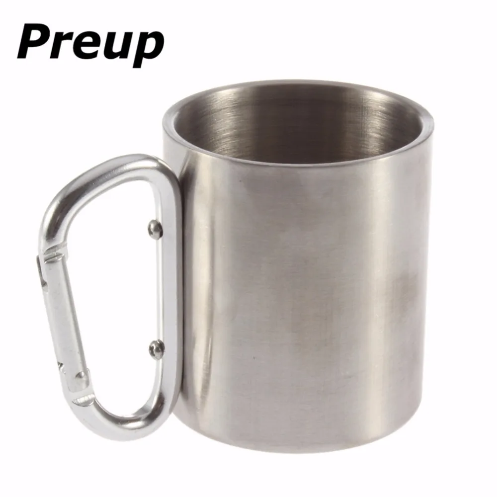 180ml Outdoor Stainless Steel Classic Folding Self Lock Carabiner Handle Portable Folding Handle for Camping
180ml Outdoor Stainless Steel Classic Folding Self Lock Carabiner Handle Portable Folding Handle for Camping