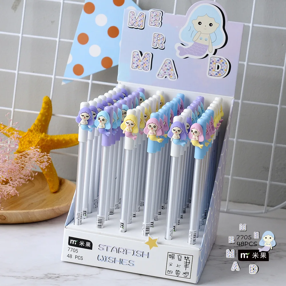 2 pcs/lot Mermaid Wishes Gel Pen Signature Pen Escolar Papelaria School Office Supply Promotional Gift
2 pcs/lot Mermaid Wishes Gel Pen Signature Pen Escolar Papelaria School Office Supply Promotional Gift