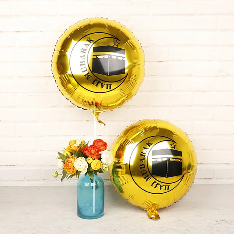 5pcs Hajj Mubarak Balloons Eid Mubarak Balloon Islamic New Year Decor Muslim Festival Party Decorations Happy Ramadan supplies
5pcs Hajj Mubarak Balloons Eid Mubarak Balloon Islamic New Year Decor Muslim Festival Party Decorations Happy Ramadan supplies
