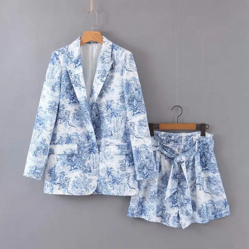Summer shorts set casual 2 piece set women two piece set printing women clothes 2019 blue blazer suit women
Summer shorts set casual 2 piece set women two piece set printing women clothes 2019 blue blazer suit women