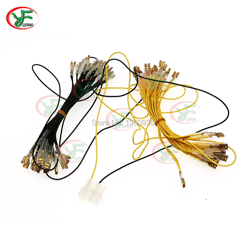 LED lamp Wire with 6.4mm quick connector and MOLEX style connector for 30pcs illuminated light bulb /arcade accessories
LED lamp Wire with 6.4mm quick connector and MOLEX style connector for 30pcs illuminated light bulb /arcade accessories