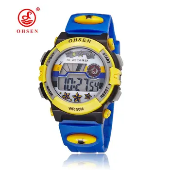 Hot Sale OHSEN Brand Kids Boys Sports Watch Children LED Digital Watch Relogio Fashion Military Grils Boys Electronic Wristwatch
Hot Sale OHSEN Brand Kids Boys Sports Watch Children LED Digital Watch Relogio Fashion Military Grils Boys Electronic Wristwatch