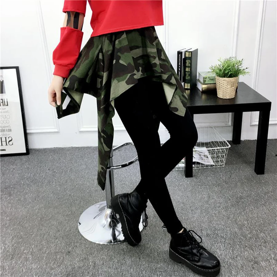 Casual Dance High Waist Leggings Women Cotton Fake Two Pieces Autumn Skirt Pants Fitness Legging Sweatpants Black Leggings 5H018
Casual Dance High Waist Leggings Women Cotton Fake Two Pieces Autumn Skirt Pants Fitness Legging Sweatpants Black Leggings 5H018