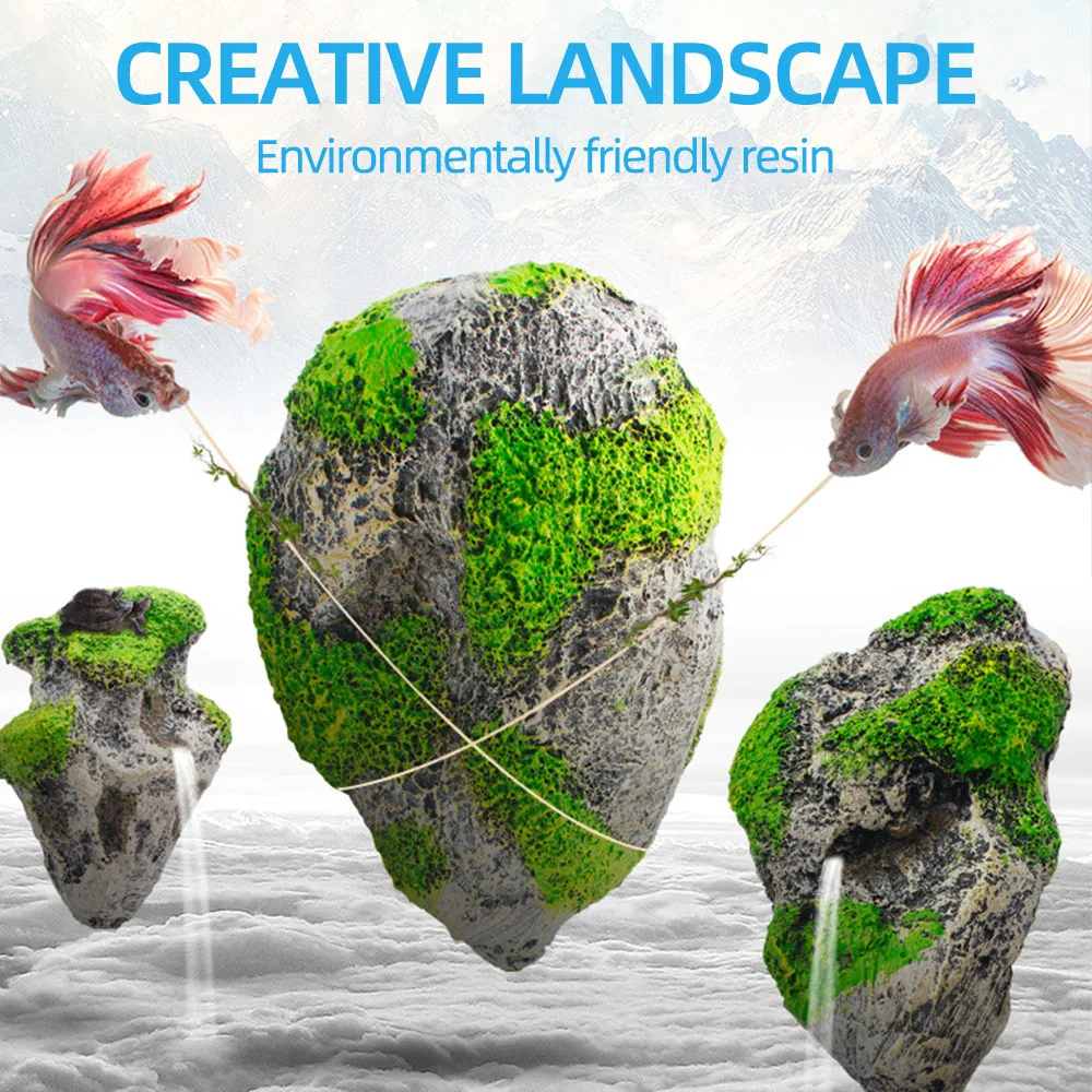 Artificial Simulation Fish Tank Floating Moss Stone Rock Aquarium Suspended Landscape Stone Pumice Fish Tank Decor
Artificial Simulation Fish Tank Floating Moss Stone Rock Aquarium Suspended Landscape Stone Pumice Fish Tank Decor
