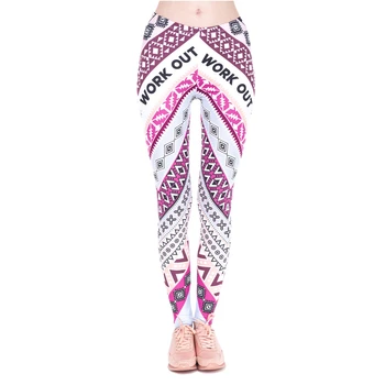 Unique Design Fitness Legging Aztec Pink Printing Work Out Leggings High Waist Women Pants
Unique Design Fitness Legging Aztec Pink Printing Work Out Leggings High Waist Women Pants