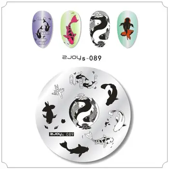 Zjoy Nail Stamping Template 5.5CM Cute Cat Fish Halloween Feather Christmas Flower Image Nail Art Stamping Plate Manicure
Zjoy Nail Stamping Template 5.5CM Cute Cat Fish Halloween Feather Christmas Flower Image Nail Art Stamping Plate Manicure