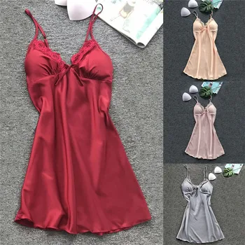 Women Fashion Sexy Sleepwear Lingerie Lace Temptation Belt Underwear Nightdress gecelik koszula nocna chemise nuisette femme D5
Women Fashion Sexy Sleepwear Lingerie Lace Temptation Belt Underwear Nightdress gecelik koszula nocna chemise nuisette femme D5