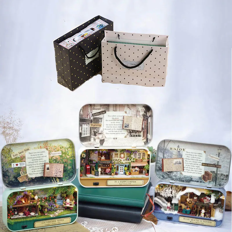 Box Theatre Nostalgic Theme Miniature Scene Wooden Mini Assembly Puzzle Toy DIY Dall House Furnitures Countryside Notes Gifts
Box Theatre Nostalgic Theme Miniature Scene Wooden Mini Assembly Puzzle Toy DIY Dall House Furnitures Countryside Notes Gifts