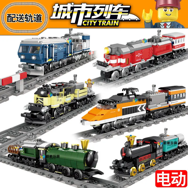 New Electric Train Track Inserting Building Blocks for Children's Intelligence Assembling Compatible Building Block Toy Boys
New Electric Train Track Inserting Building Blocks for Children's Intelligence Assembling Compatible Building Block Toy Boys