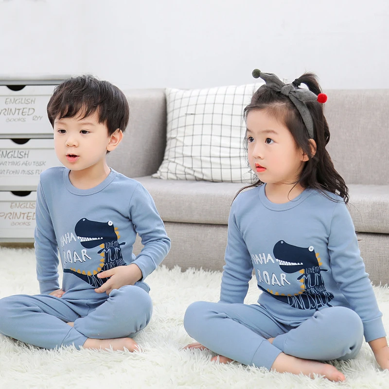 Children Cotton Pajamas Set Boys Dinosaur Sleepwear Cartoon Pyjamas Kids Baby Girl Clothes 2pcs Nightwear Toddler Infant Pijamas
Children Cotton Pajamas Set Boys Dinosaur Sleepwear Cartoon Pyjamas Kids Baby Girl Clothes 2pcs Nightwear Toddler Infant Pijamas