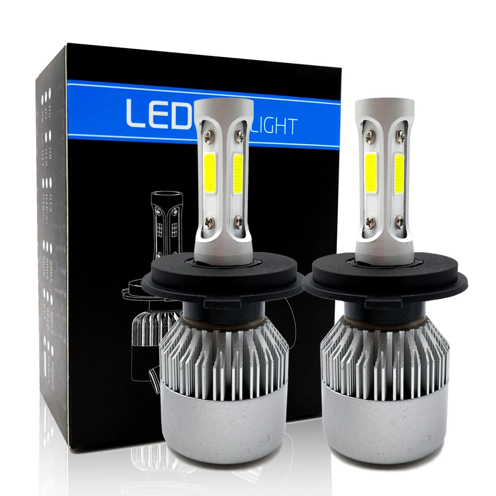 2PCS S2 H4 12V 24V 8000K Bluish High Low Beam Near Far Light LED H4 Car Lights Bulbs 8000LM 36W Fan Automotive Motorcycle lamps
2PCS S2 H4 12V 24V 8000K Bluish High Low Beam Near Far Light LED H4 Car Lights Bulbs 8000LM 36W Fan Automotive Motorcycle lamps