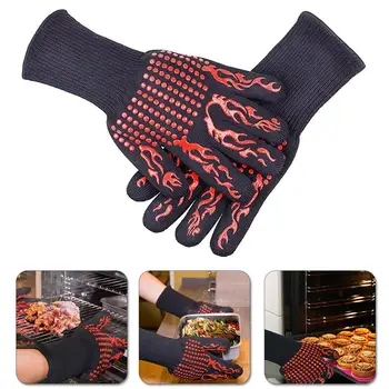 1 Pair Heat Resistant BBQ Oven Gloves Anti-scald Pot Holder Kitchen Cooking Tool
1 Pair Heat Resistant BBQ Oven Gloves Anti-scald Pot Holder Kitchen Cooking Tool