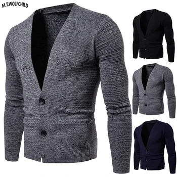 European and American cardigan mens long sleeve V-neck knitting sweaters casual mens knitted outerwear fashion mens slim tops
European and American cardigan mens long sleeve V-neck knitting sweaters casual mens knitted outerwear fashion mens slim tops